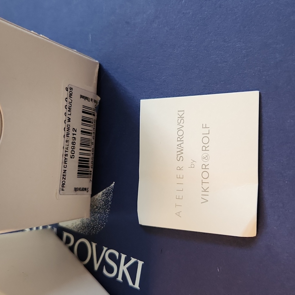 ATELIER SWAROVSKI cocktail ring size 55, new - Picture 3 of 3